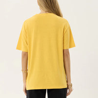 AFENDS HOLLY HEMP OVERSIZED TEE - MANGO