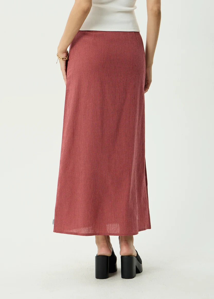 AFENDS KALI MAXI SKIRT - INDY ROSE CHECK