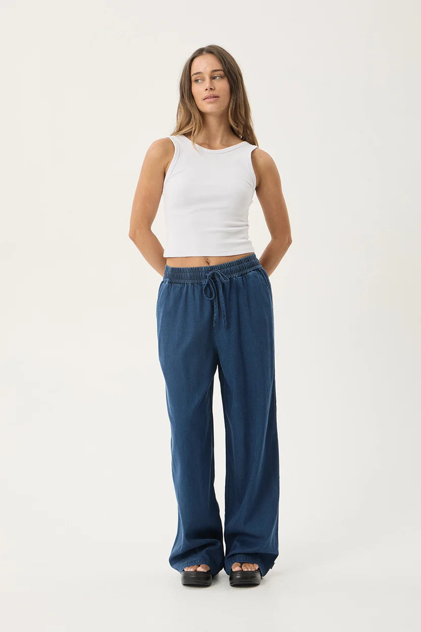 AFENDS PALMER WIDE LEG PANT - INK