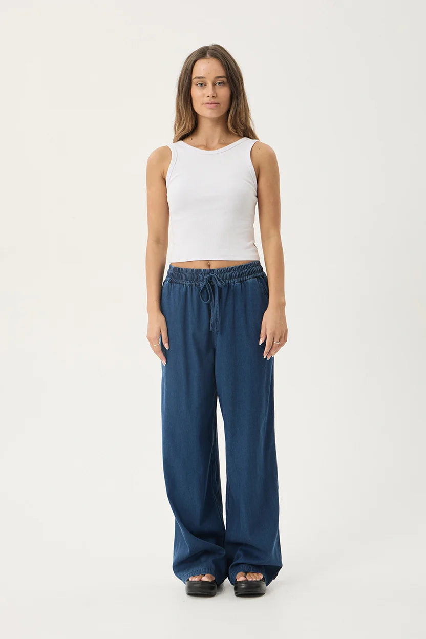AFENDS PALMER WIDE LEG PANT - INK