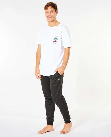 RIP CURL ANTI SERIES DEPARTED TRACK PANT - BLACK