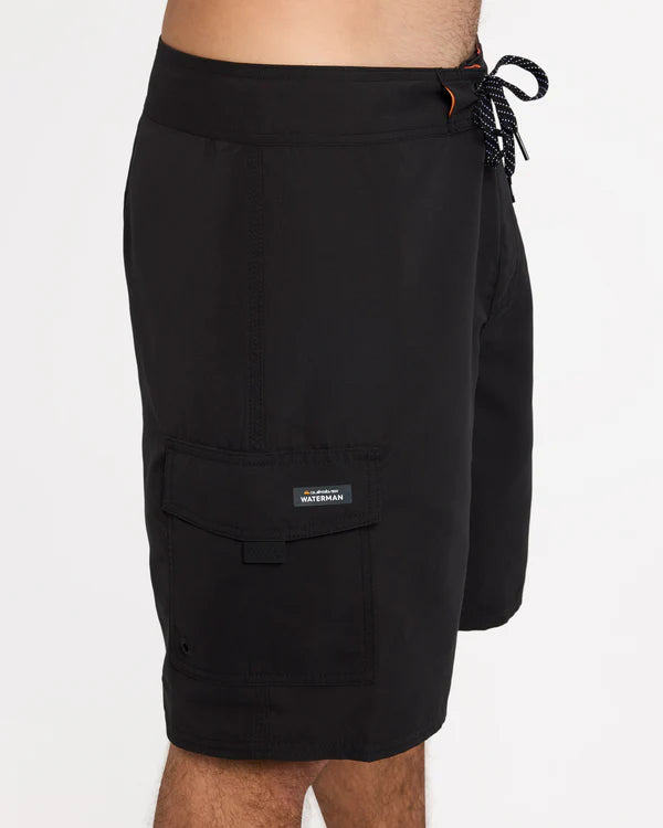 QUIKSILVER MENS BIG COUNTRY 19" BOARDSHORTS - BLACK