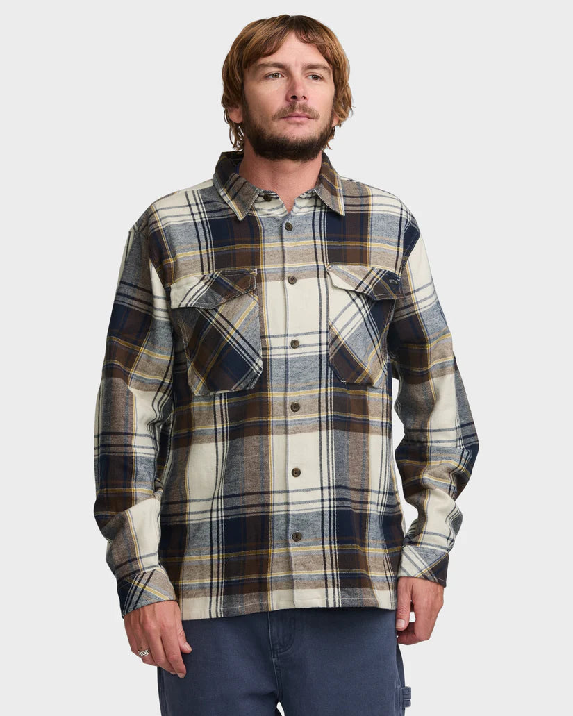 BILLABONG BAD DOG FLANNEL - SILVER