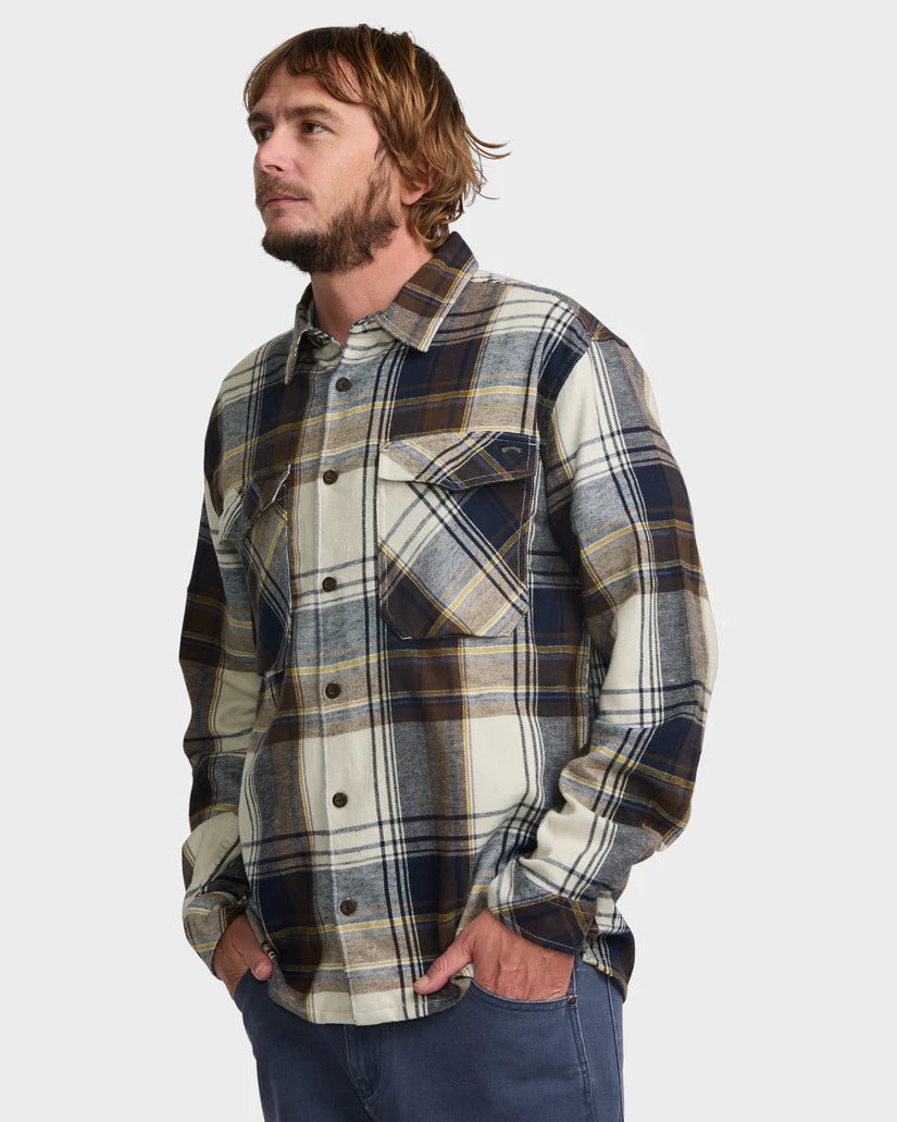 BILLABONG BAD DOG FLANNEL - SILVER