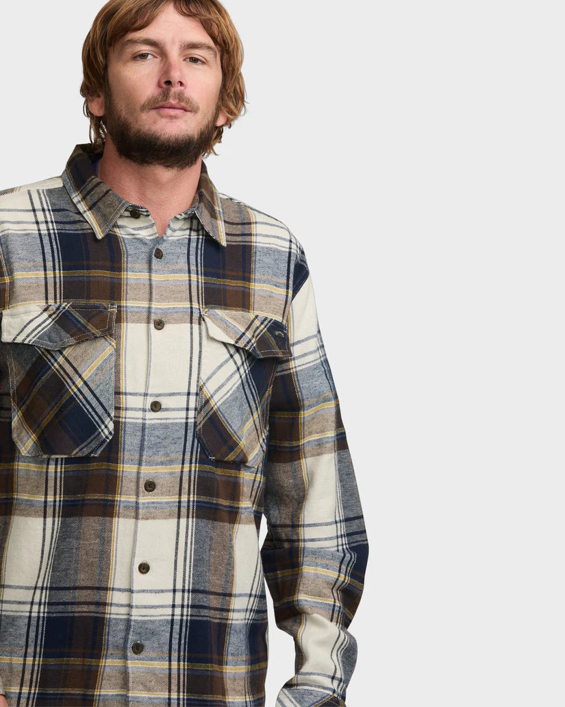 BILLABONG BAD DOG FLANNEL - SILVER