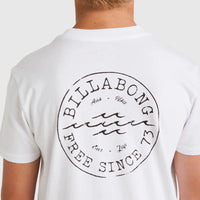 BILLABONG BOYS BIG WAVE DAZ T-SHIRT - WHITE