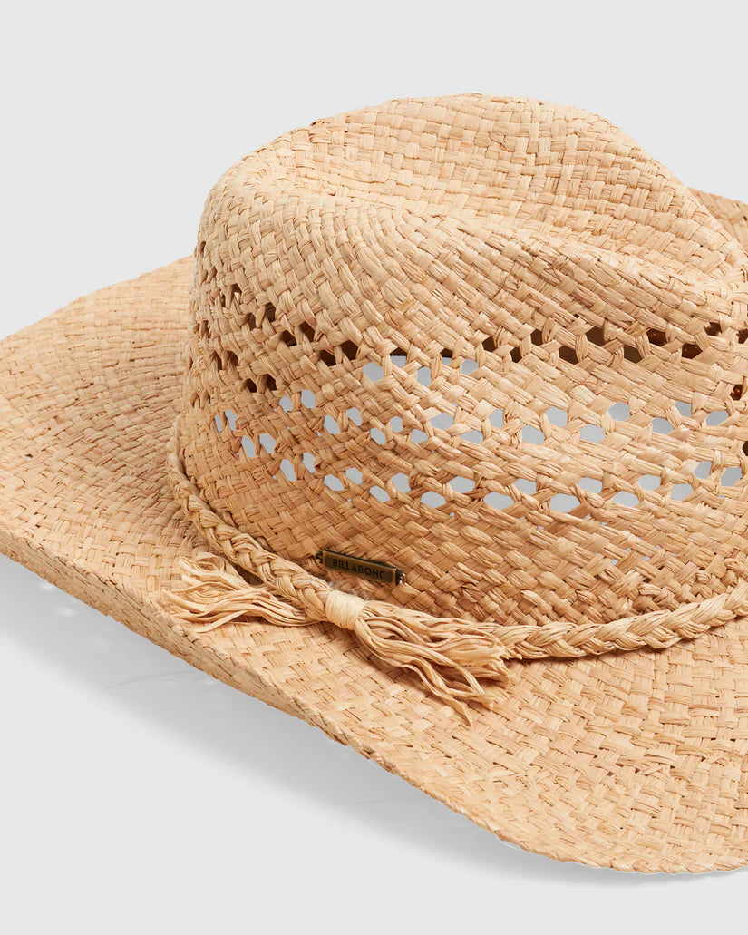BILLABONG CARA STRAW HAT - NATURAL