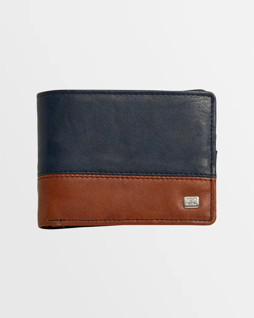 BILLABONG DIMENSION WALLET - NAVY/TAN