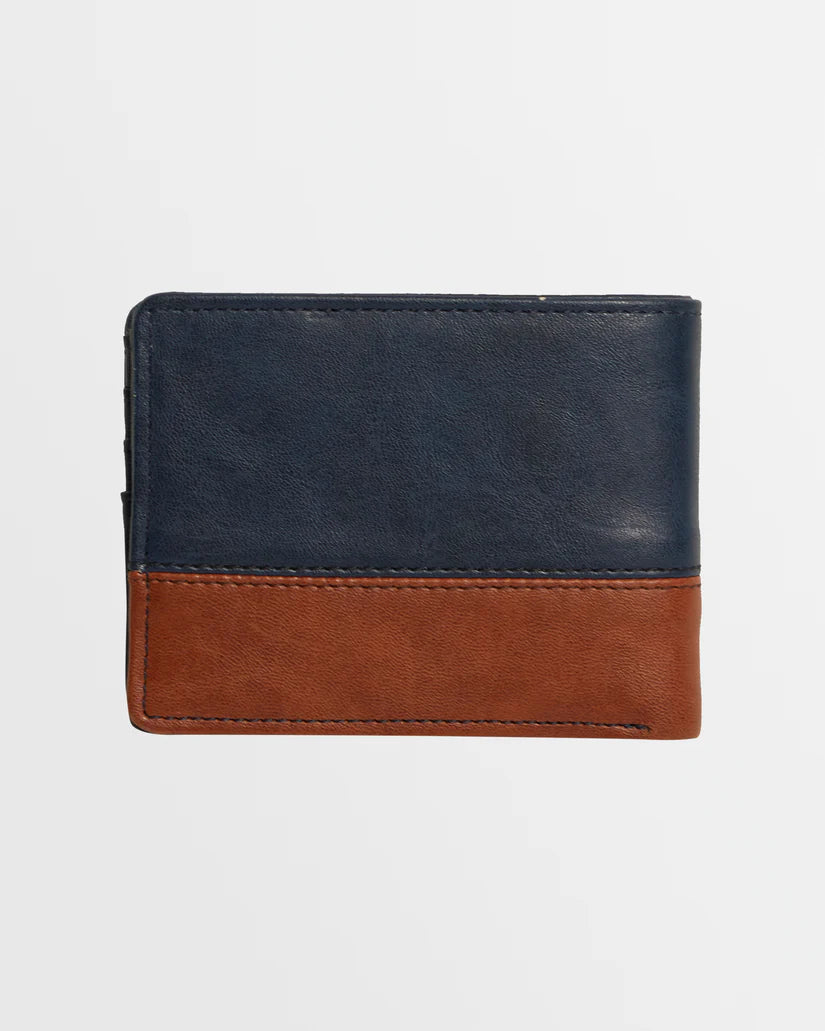 BILLABONG DIMENSION WALLET - NAVY/TAN
