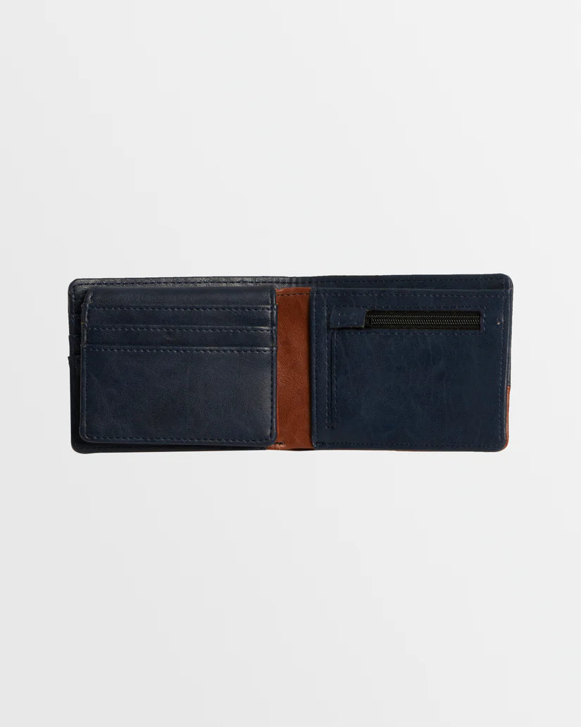 BILLABONG DIMENSION WALLET - NAVY/TAN
