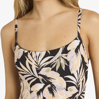 BILLABONG DRIFTING COAST MIA DD ONE PIECE - BLACK FLORAL