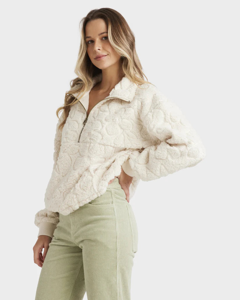 BILLABONG FIRESIDE COZY HALF ZIP CREW