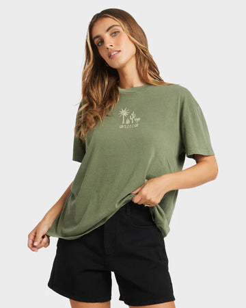 BILLABONG GARDEN KEEPER SS TEE - CANTEEN