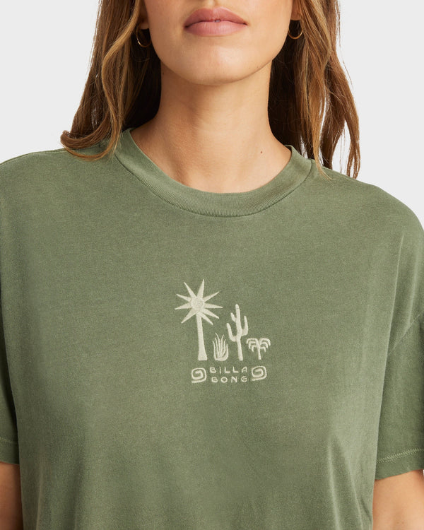 BILLABONG GARDEN KEEPER SS TEE - CANTEEN