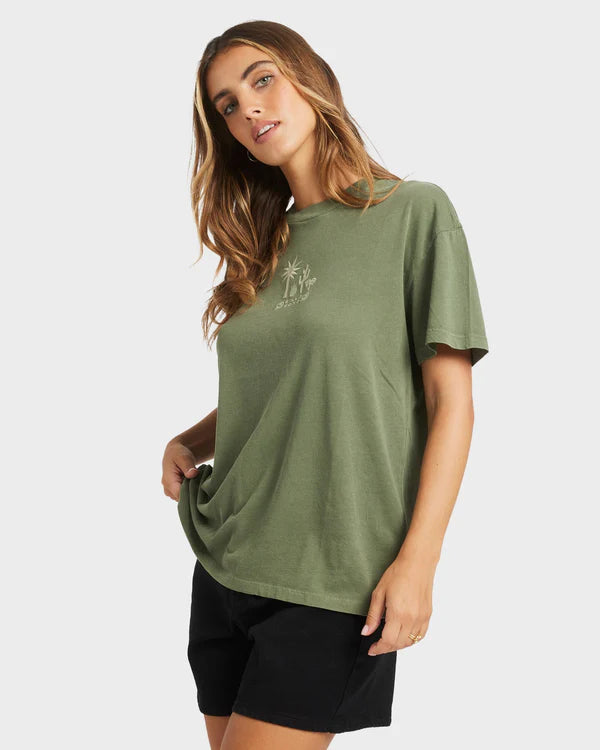 BILLABONG GARDEN KEEPER SS TEE - CANTEEN