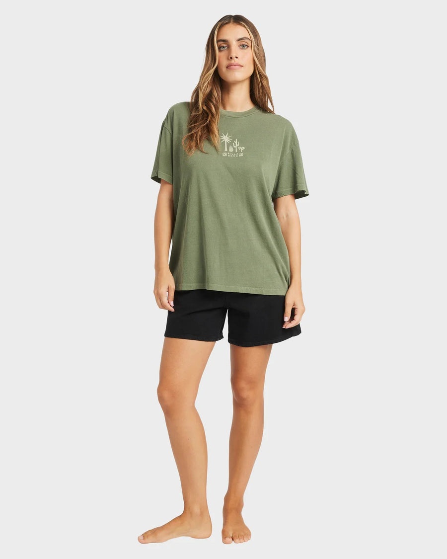 BILLABONG GARDEN KEEPER SS TEE - CANTEEN