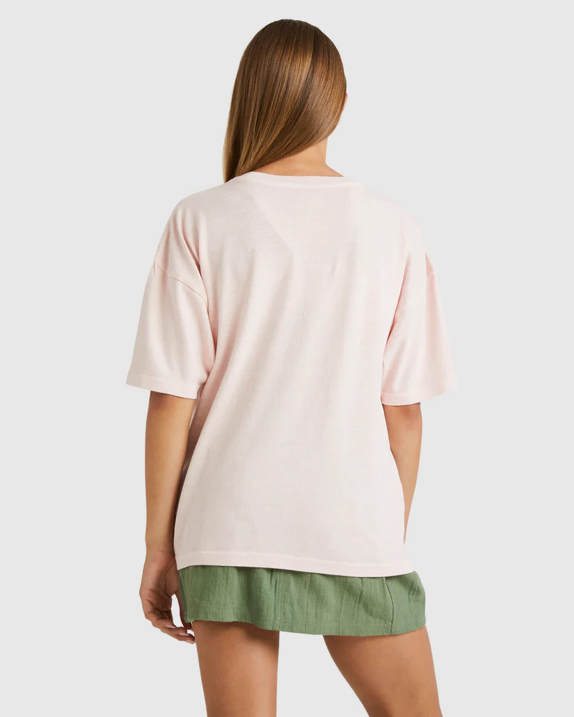 BILLABONG GIRLS PARADISE FRAME T-SHIRT - FEELING PEACHY