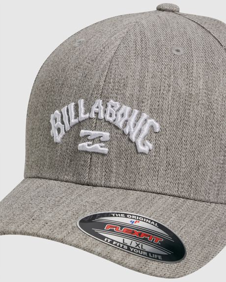 BILLABONG ARCH FLEXFIT CAP -LIGHT GREY HEATHER