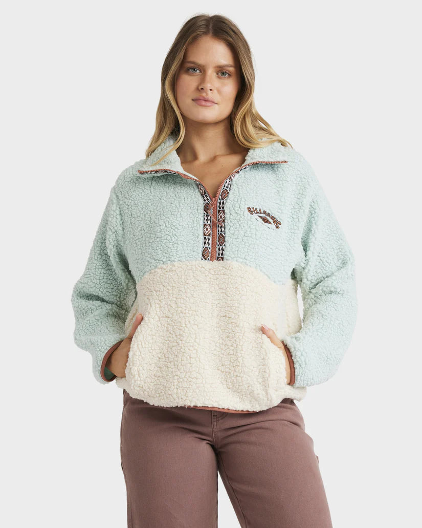 BILLABONG HORIZON MOCK COLORBLOCK - BLUE HAZE