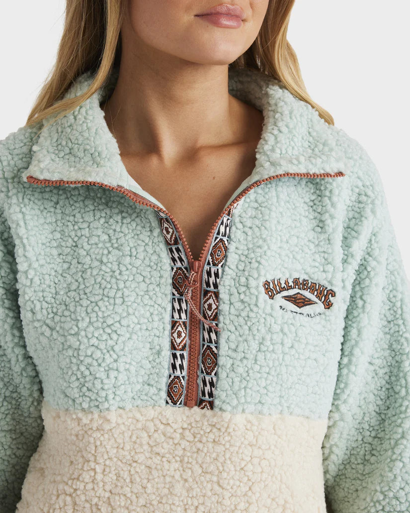 BILLABONG HORIZON MOCK COLORBLOCK - BLUE HAZE