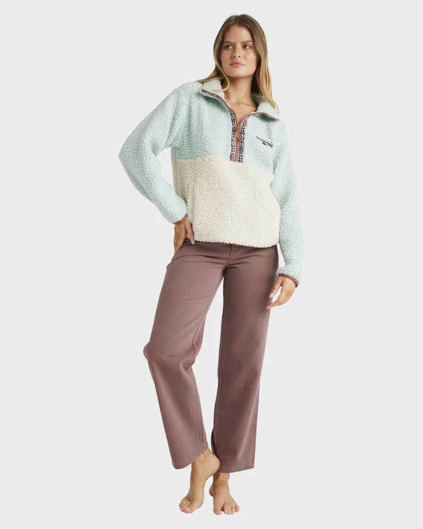 BILLABONG HORIZON MOCK COLORBLOCK - BLUE HAZE
