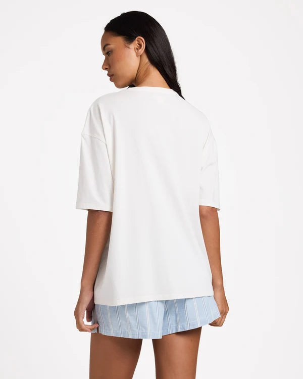 BILLABONG JUST ADD BIKINI TEE SHIRT - SALT CRYSTAL