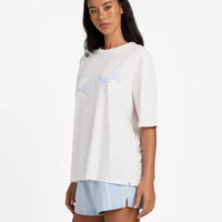 BILLABONG JUST ADD BIKINI TEE SHIRT - SALT CRYSTAL