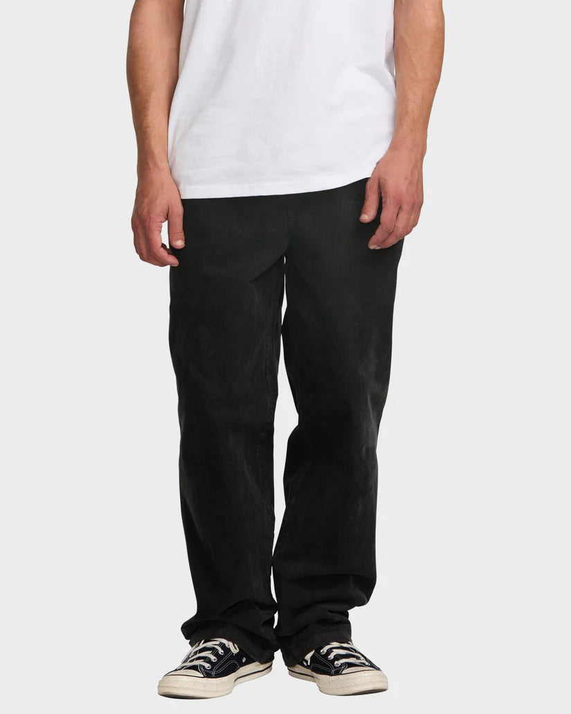 BILLABONG LARRY CORD PANTS - WASHED BLACK