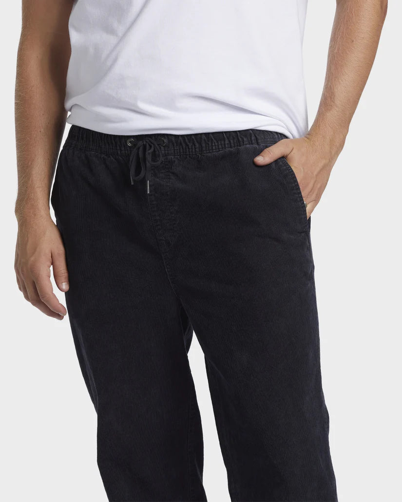 BILLABONG LARRY CORD PANTS - WASHED BLACK