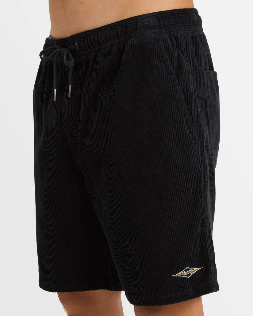 BILLABONG LARRY CORD SHORT - CHARCOAL