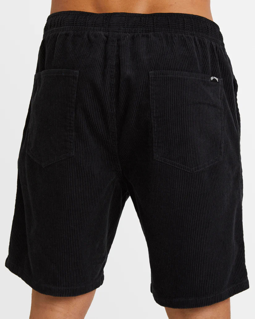 BILLABONG LARRY CORD SHORT - CHARCOAL