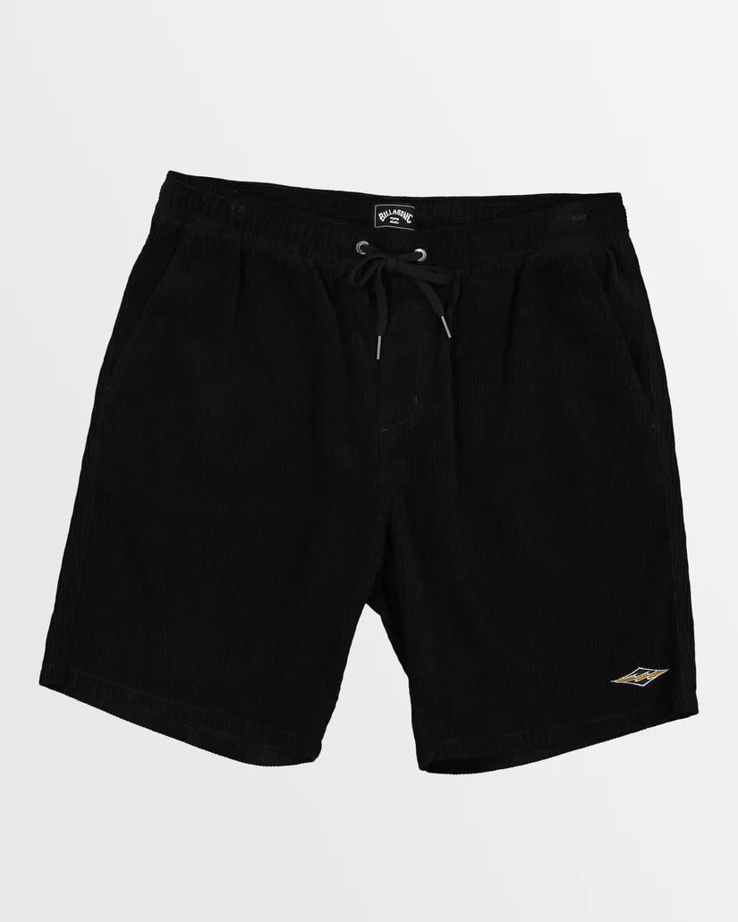 BILLABONG LARRY CORD SHORT - CHARCOAL