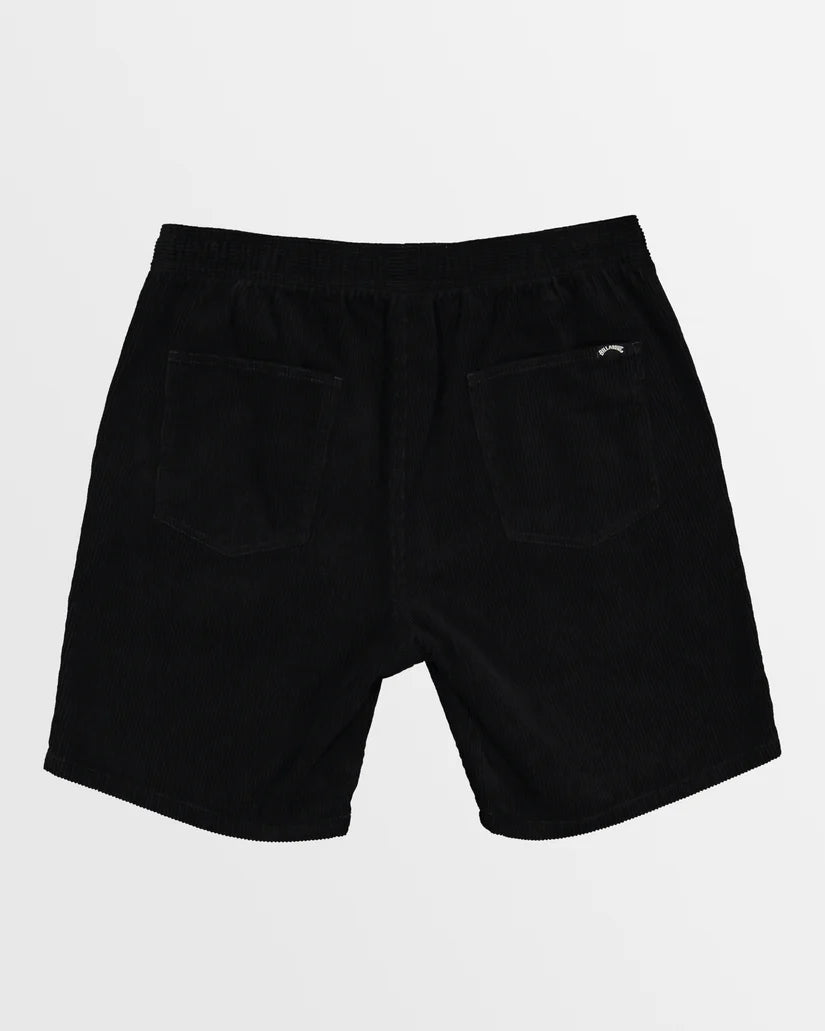 BILLABONG LARRY CORD SHORT - CHARCOAL