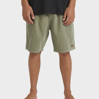 BILLABONG LARRY CORD SHORT - GREEN ASH