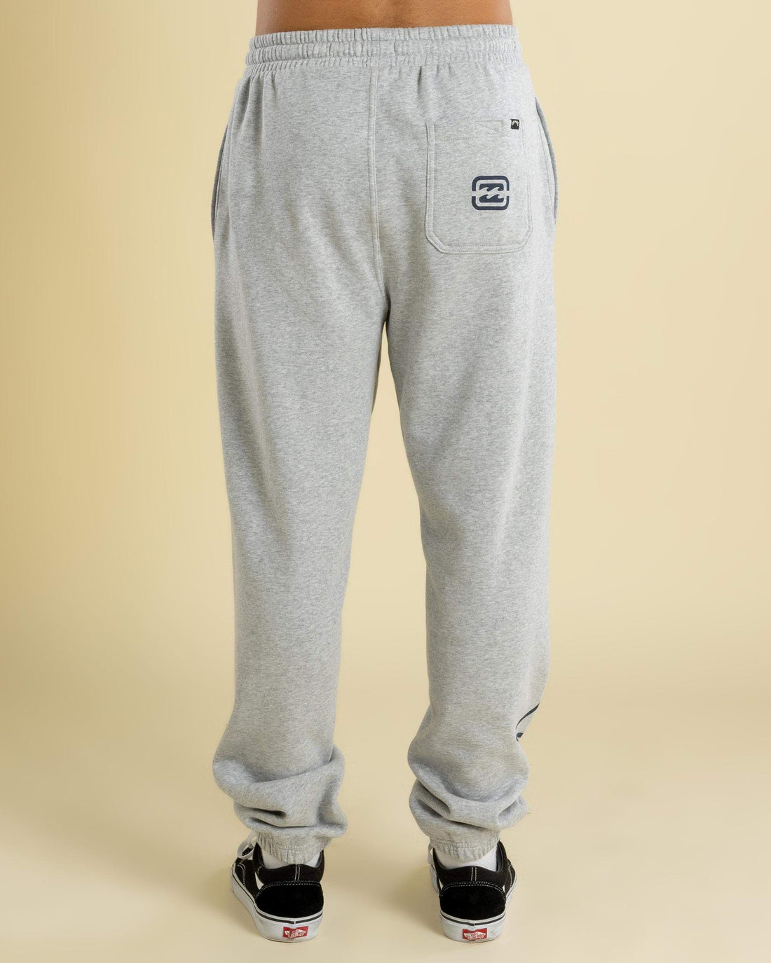 BILLABONG MENS J BAY TRACK PANT - LIGHT GREY HEATHER
