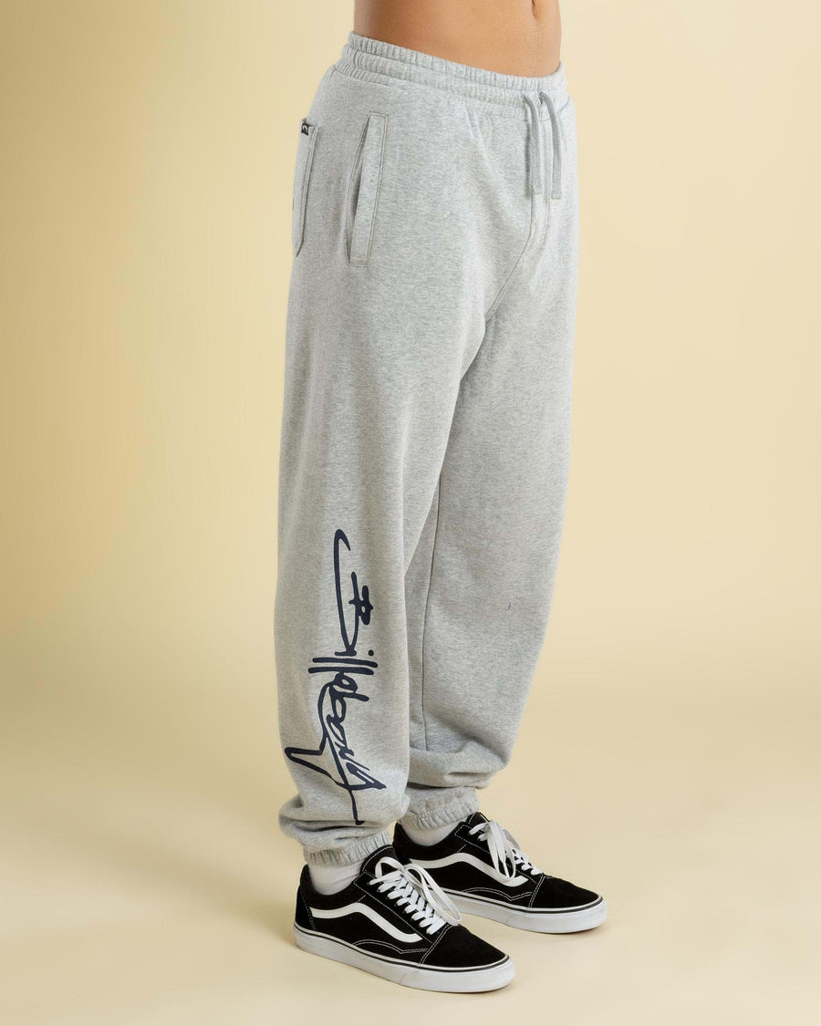 BILLABONG MENS J BAY TRACK PANT - LIGHT GREY HEATHER