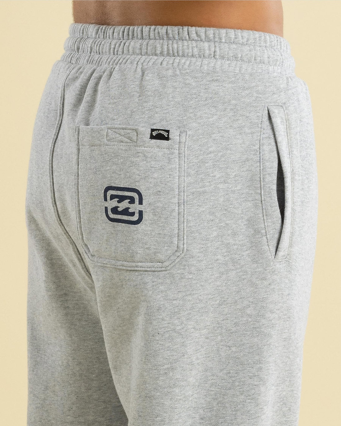 BILLABONG MENS J BAY TRACK PANT - LIGHT GREY HEATHER