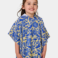 BILLABONG MIXED SNAP HOODED TOWEL-GIRL - YELLOW