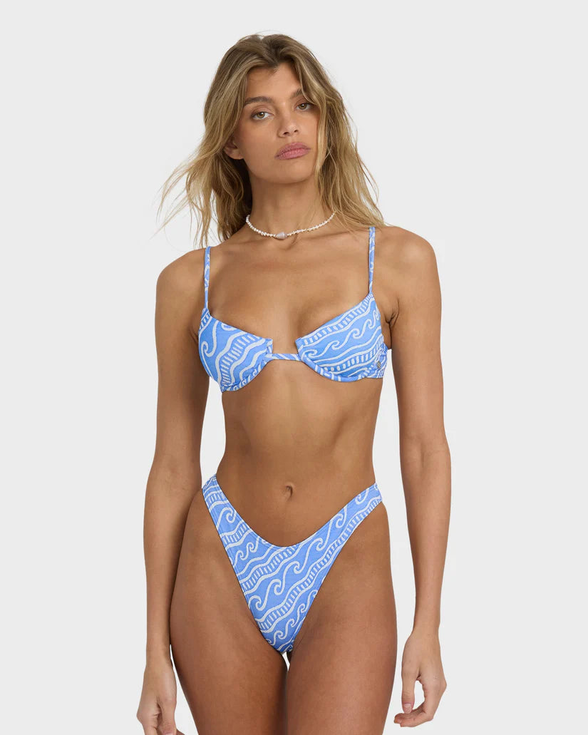 BILLABONG MORE THAN WAVES SKIMPY HIKE - TIDAL BLUE
