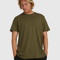 BILLABONG PREMIUM POCKET SHORT SLEEVE - MILITARY