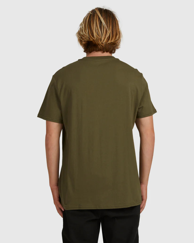 BILLABONG PREMIUM POCKET SHORT SLEEVE - MILITARY