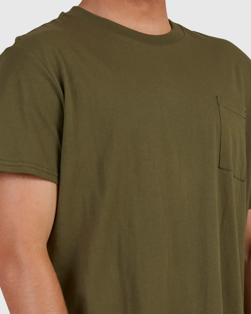 BILLABONG PREMIUM POCKET SHORT SLEEVE - MILITARY