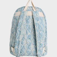BILLABONG QUILTED SCHOOLS OUT BACKPACK - MINERAL BLUE