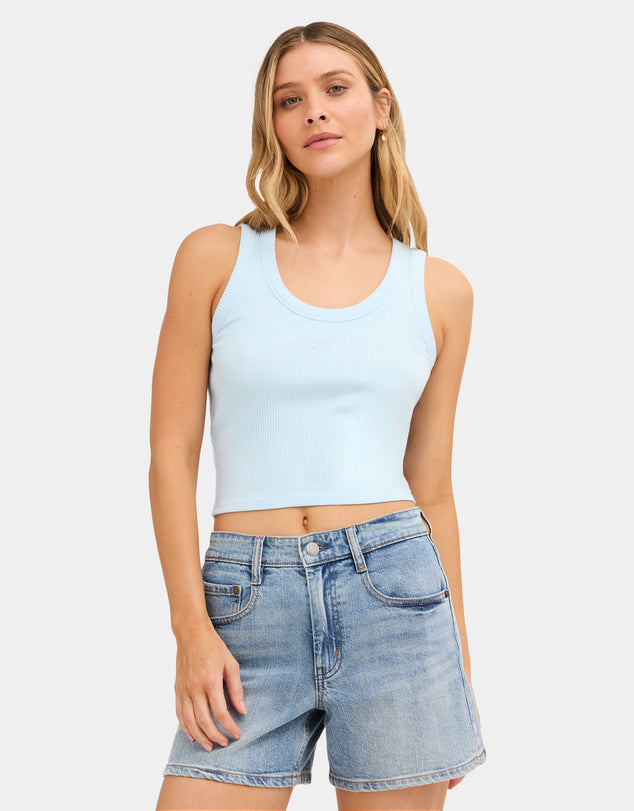BILLABONG RERUN TANK - COOL BLUE