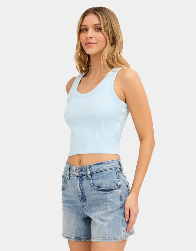 BILLABONG RERUN TANK - COOL BLUE