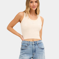 BILLABONG RERUN TANK - WHITE CAP