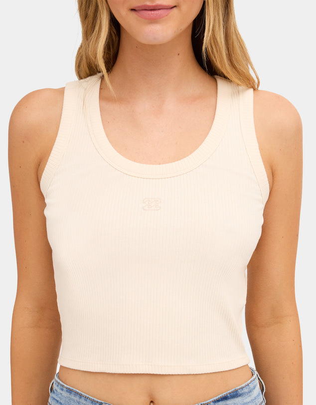 BILLABONG RERUN TANK - WHITE CAP
