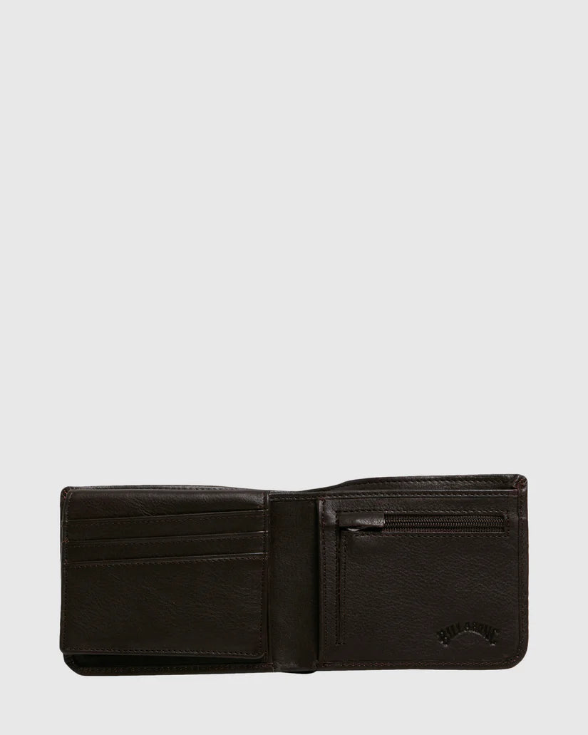 BILLABONG SECRET POCKET LEATHER WALLET