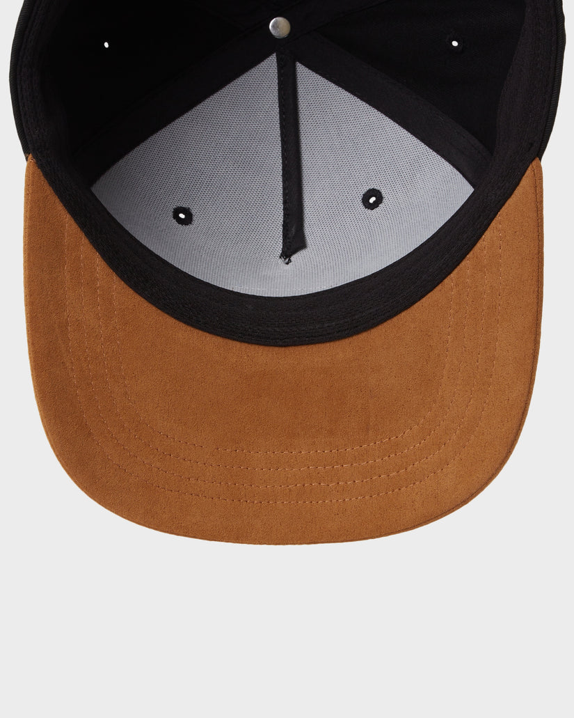 BILLABONG MENS STACKED SNAP CAP - BLACK/TAN