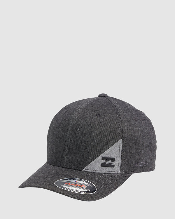 BILLABONG STATION FLEXFIT CAP - BLACK